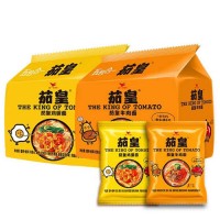 統(tǒng)一茄皇方便面 番茄雞蛋牛肉面袋裝泡面方便速食